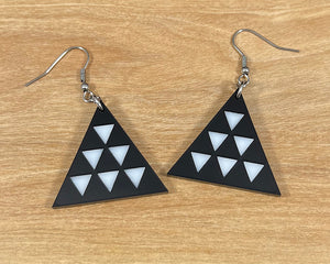 Acrylic Mauna Earrings