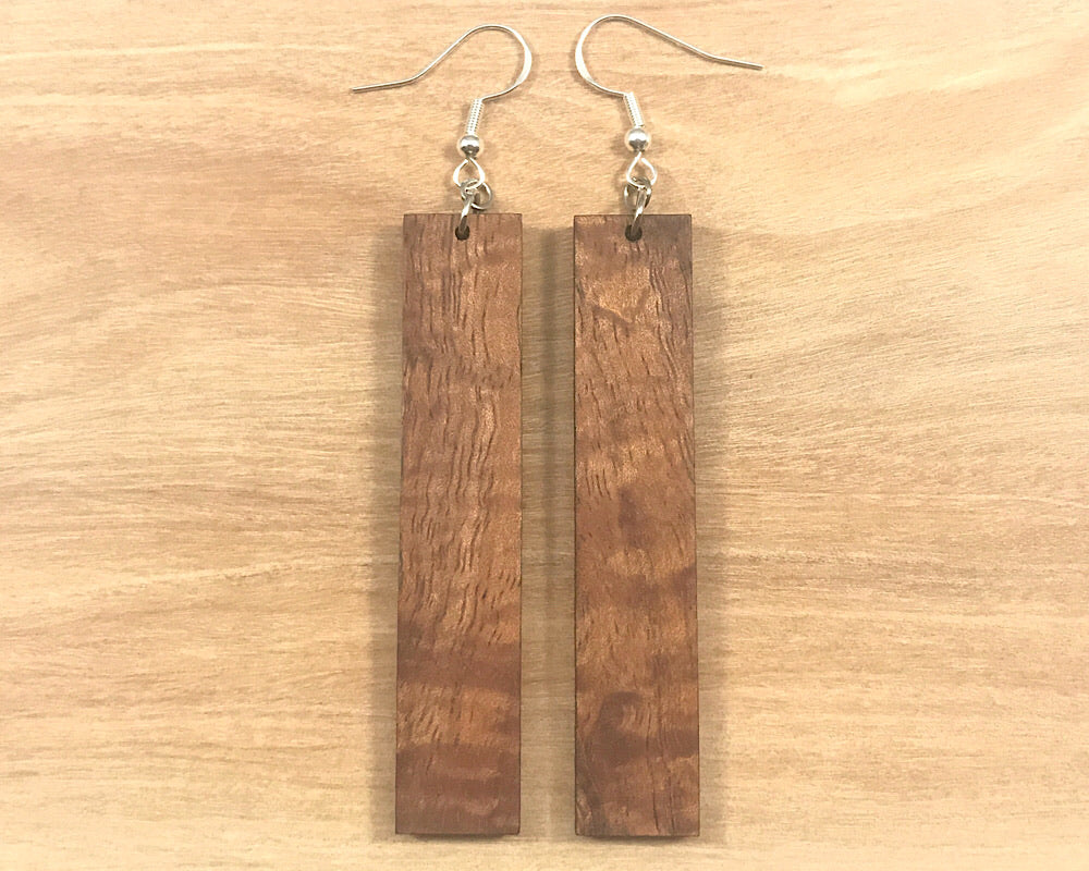 Koa Wood Earrings