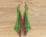 Load image into Gallery viewer, Handmade Koa and Resin Earrings
