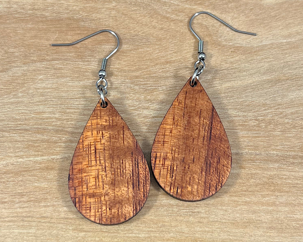 Koa Wood Earrings