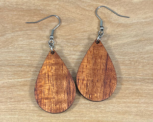 Koa Wood Earrings