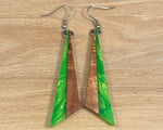 Load image into Gallery viewer, Handmade Koa and Resin Earrings
